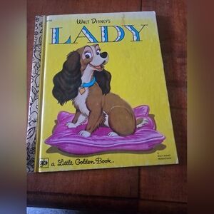 Walt Disney's Lady #D42 A Little Golden Book "A" Edition 1954